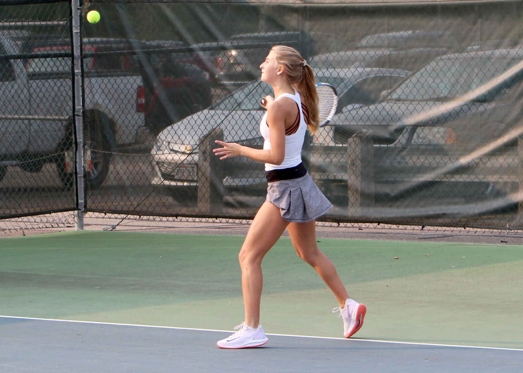 Menomonie at Chippewa Falls girls tennis 9-15-20